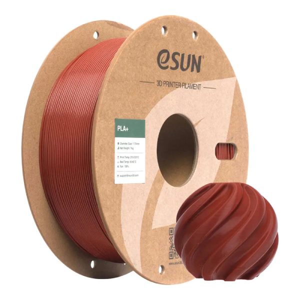 eSUN PLA+ Filament (Brick Red)
